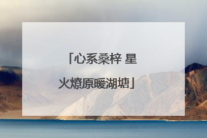 心系桑梓 星火燎原暖湖塘